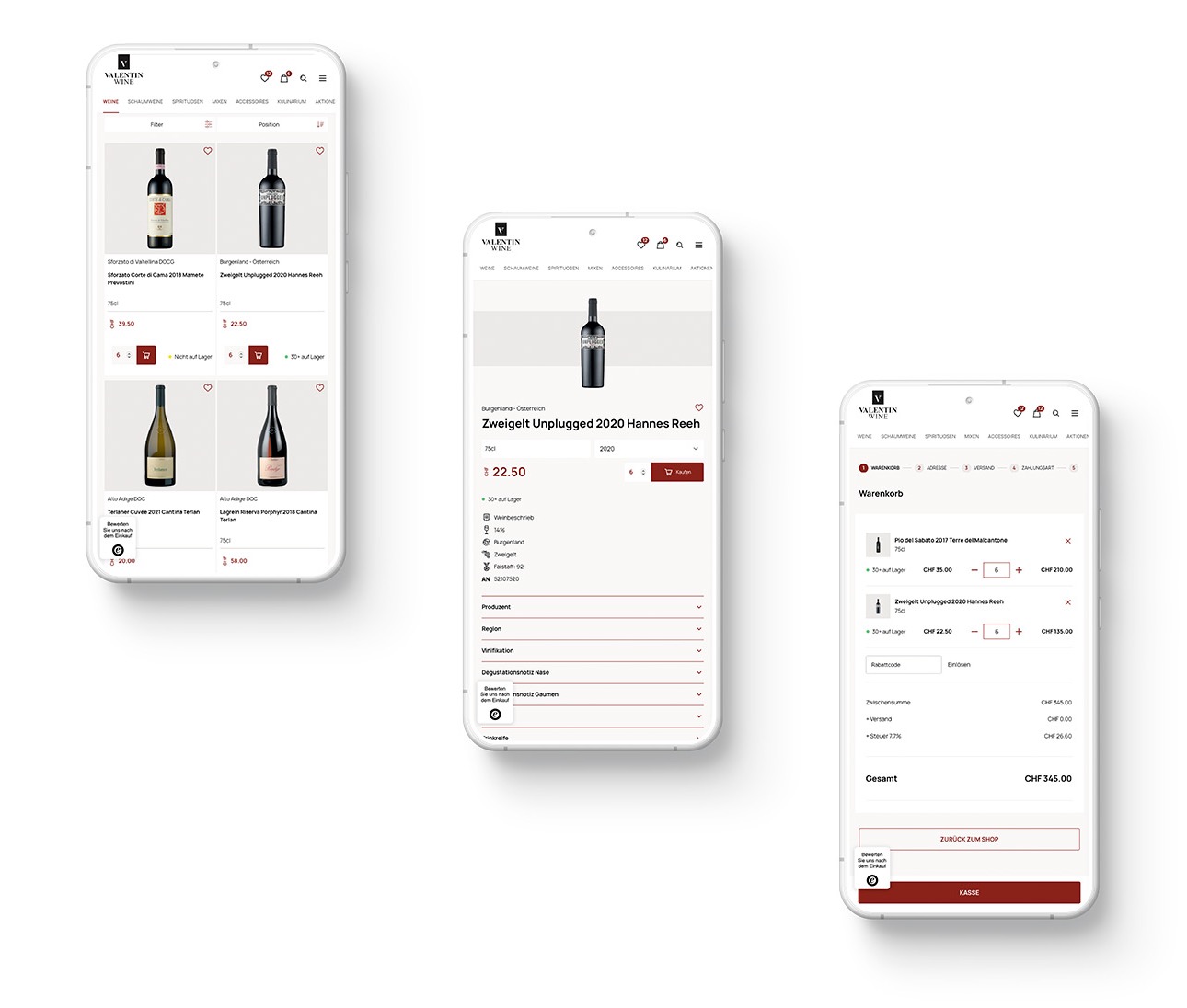 Referenz Vonsalis Valentin Mobile