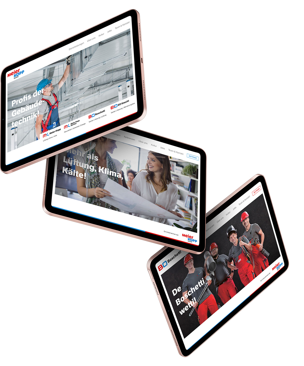 Referenz Meier Kopp Gruppe Screens